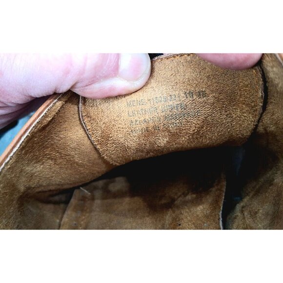 Florschiem Brown Leather Cap Toe Lace-up Oxfords/Pre-owned, 11D - Picture 9 of 9